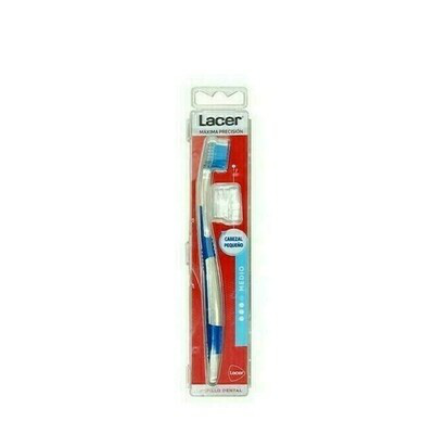 CEPILLO DENTAL ADULTO LACER CABEZAL PEQUEÑO MEDIUM