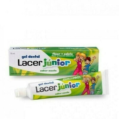 LACER JUNIOR GEL DENTAL 75 ML MENTA