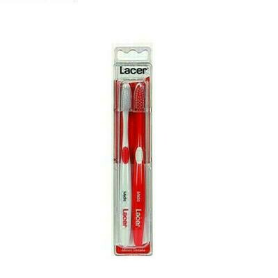 CEPILLO DENTAL ADULTO LACER MEDIO DUPLO