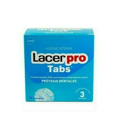 LACERPRO COMPRIMIDOS EFERVESCENTES LIMPIEZA PROT 32 COMPRIMIDOS