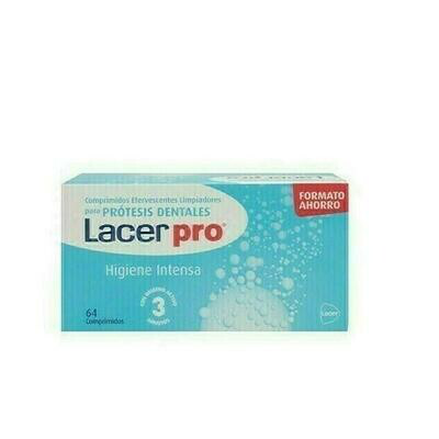 LACERPRO COMPRIMIDOS EFERVESCENTES LIMPIEZA PROT 64 COMPRIMIDOS