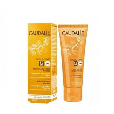 CAUDALIE SOLEIL DIVIN SOIN SOLAIRE VISAGE F50 40