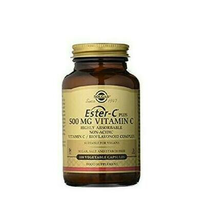 SOLGAR ESTER C PLUS 500 MG 50 VEGICAPS