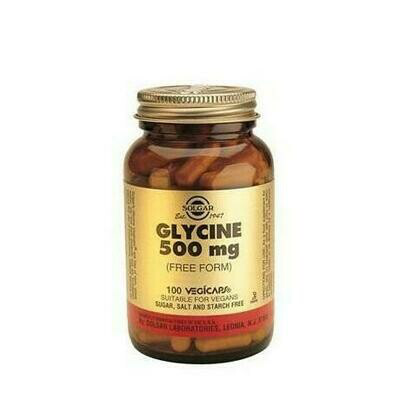 SOLGAR GLICINA 500MG VEGICAPS 100