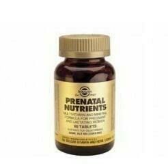 SOLGAR NUTRIENTES PRENATAL 60 COMP