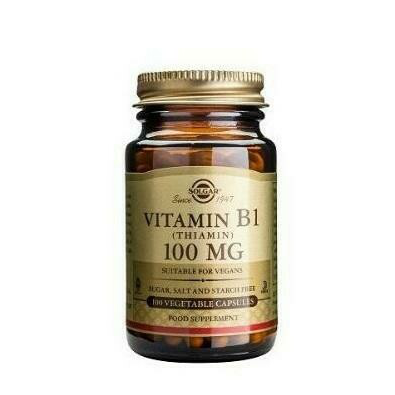 SOLGAR VITAMINA B1(TIAMINA) 100MG 100CAPS