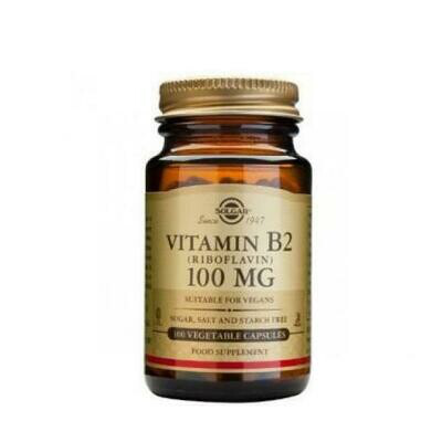 SOLGAR VITAMINA B2 100 MG