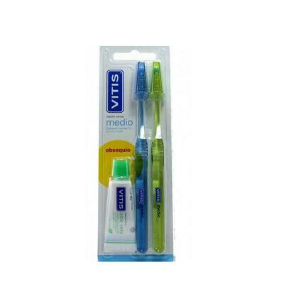 CEPILLO DENTAL ADULTO VITIS MEDIO DUPLO