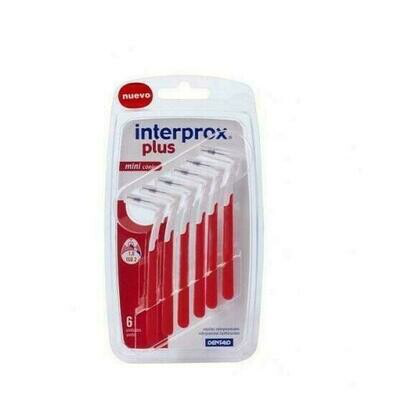 CEPILLO ESPACIO INTERPROXIMAL INTERPROX PLUS MINI CONICO 6 U