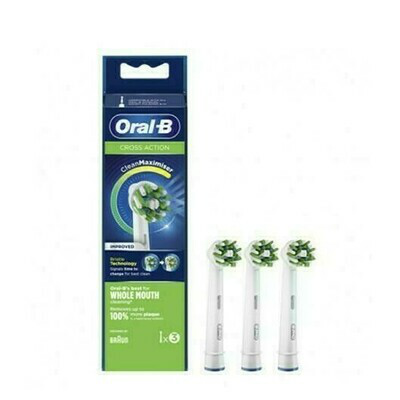 CEPILLO DENTAL ELECTRICO RECAMBIO ORAL B CROSS A 3 CABEZALES