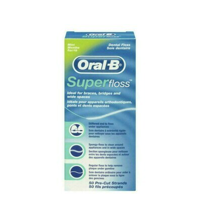 ORAL-B SUPERFLOSS SEDA DENTAL 50 U