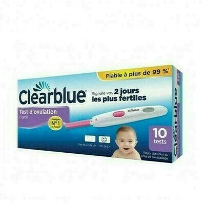 CLEARBLUE PRUEBA DE OVULACION DIGITAL 10 TIRAS