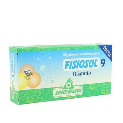 FISIOSOL 9 BISMUTO AMPOLLAS