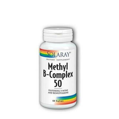 SOLARAY B-COMPLEX 50 COENZYME 60CAPS