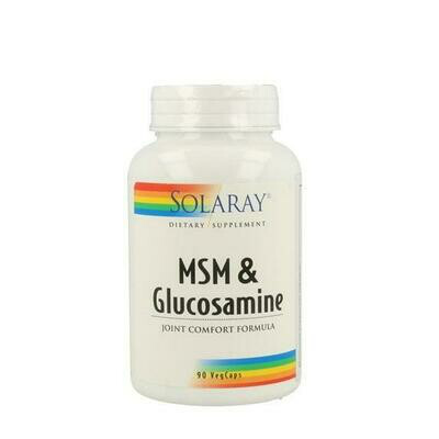 SOLARAY MSM  GLUCOSAMINE 90 TABLETAS