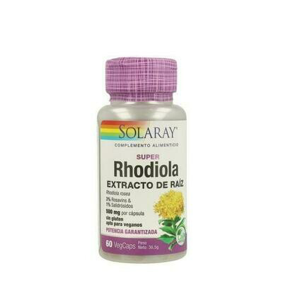 SOLARAY RHODIOLA 500 MG 60 CAP