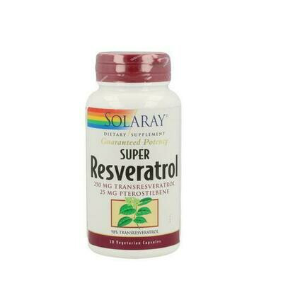 SOLARAY SUPER RESVERATROL 250 MG 30 CAPSULAS