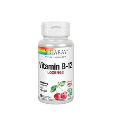 SOLARAY VITAMINA B12   ACIDO FOLICO 1000MCG 90 CAPS