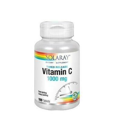 SOLARAY VITAMINA C 1000 MG ACCION RETARDADA 100 COMP