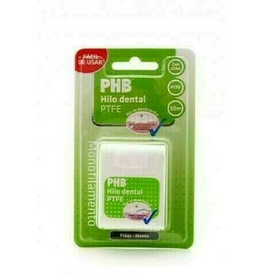 PHB FLUOR Y MENTA HILO DENTAL PTFE 50 M