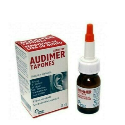 AUDIMER AUDICLEAN TAPONES SOLUCION LIMPIEZA OIDO 12 ML