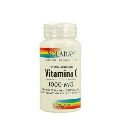 SOLARAY VITAMINA C 30 COMPRIMIDOS