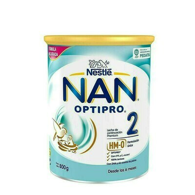 NAN OPTIPRO 2 LECHE LACTANTES DE CONTINUACION 800 G