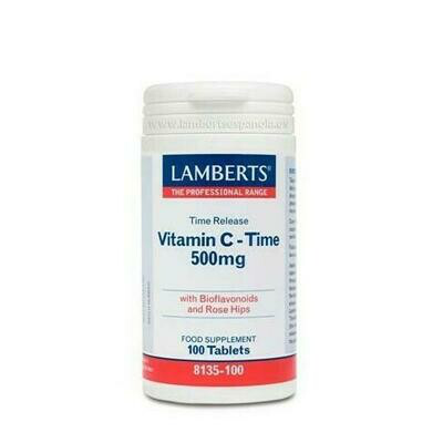 LAMBERTS VIT C TIME 500MG 100 TABLETAS