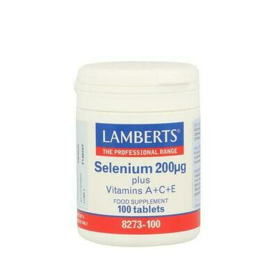 LAMBERTS SELENIO 200  VITAMINAS A C E