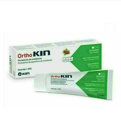 ORTHOKIN PASTA DENTIFRICA 75 ML FRESA MENTOLADA