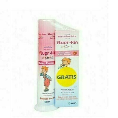 FLUOR KIN INFANTIL PASTA DENTIFRICA FRESA 100 ML