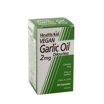 HEALTH AID ACEITE AJO GARLIC 60CAPS