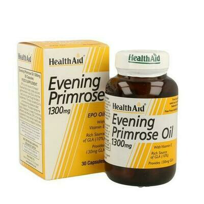 HEALTH AID EVENING PRIMROSE( ACEITE ONAGRA) 1300 VIT E