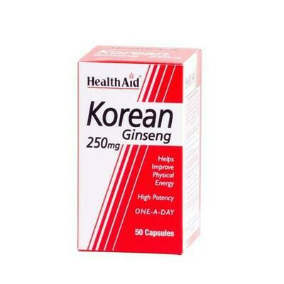 HEALTH AID GINSENG COREANO 250 MG 50CAPS