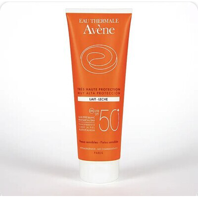 AVENE SPF 50  LECHE MUY ALTA PROTECCION 250 ML