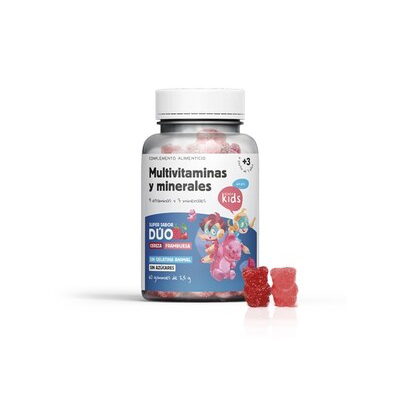 HERBORA MULTIVITAMINAS UY MINERALES KIDS 60 GUMMIES