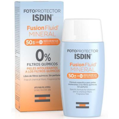 FOTOPROTECTOR ISDIN SPF-50  FUSION FLUID MINERAL 50 ML