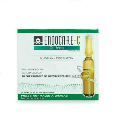 ENDOCARE C OIL FREE 30 AMPOLLAS 2 ML