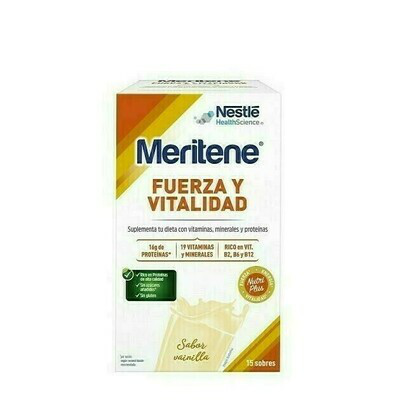 MERITENE POLVO VAINILLA 15 SOBRES