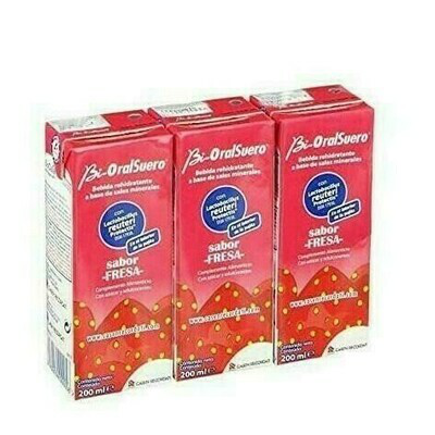 BIORALSUERO SABOR FRESA BRIKS 3X200ML