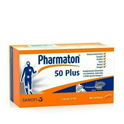 PHARMATON 50 PLUS 60 CAPS