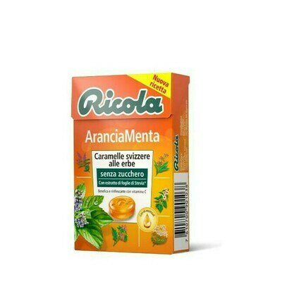 RICOLA CARAMELOS SIN AZUCAR NARANJA 50 G