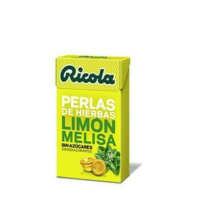 RICOLA PERLAS SIN AZUCAR LIMON 25 G