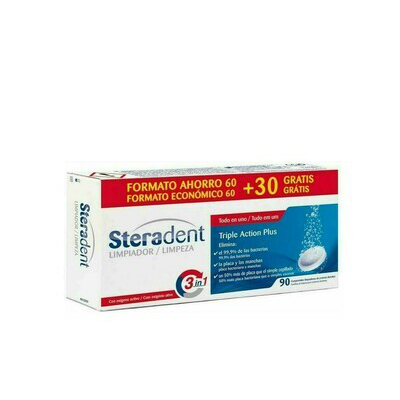 STERADENT TRIPLE ACCION 60 30 TABLETAS