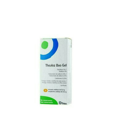 THEALOZ DUO GEL ESTERIL UNIDOSIS 0.4 ML 30 UNIDOSIS