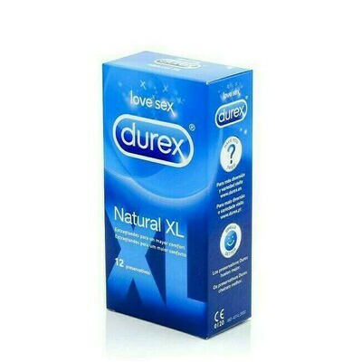 DUREX NATURAL XL 12 UNID