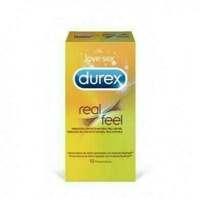 DUREX REAL FEEL 12 UNID