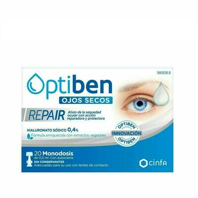 OPTIBEN OJOS SECOS REPAIR 20 MONODOSIS