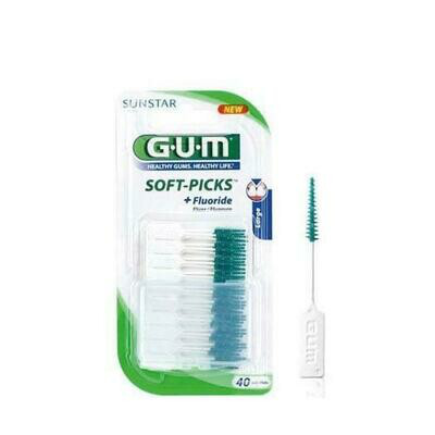 GUM 634 SOFT PICKS X-LARGE 40 UNIDADES