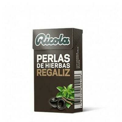 RICOLA PERLAS SIN AZUCAR REGALIZ 25 G